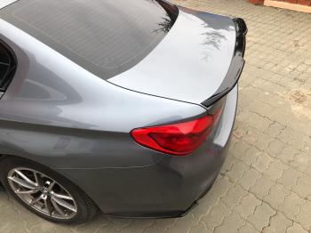 5 999 р. Накладки M-Perfomance под задний бампер (мини-лезвия) Inmax  BMW 5 серия  G30 (2016-2020) дорестайлинг, седан (цвет: черный глянец)  с доставкой в г. Кемерово. Увеличить фотографию 9