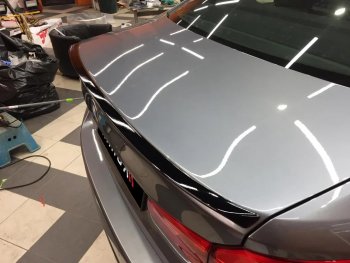 Спойлер багажника M-Performance BMW 5 серия  G30 (2016-2020) дорестайлинг, седан (черный глянцевый)