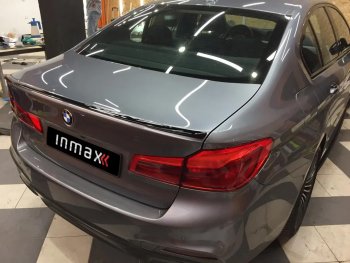 7 999 р. Спойлер багажника M-Performance  BMW 5 серия  G30 (2016-2020) дорестайлинг, седан (черный глянцевый)  с доставкой в г. Кемерово. Увеличить фотографию 3