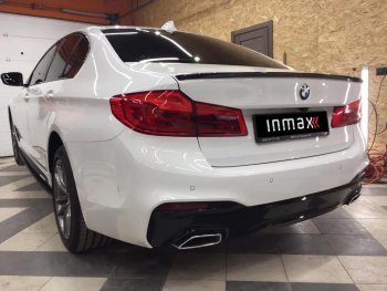 7 999 р. Спойлер багажника M-Performance  BMW 5 серия  G30 (2016-2020) дорестайлинг, седан (черный глянцевый)  с доставкой в г. Кемерово. Увеличить фотографию 4