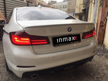 7 999 р. Спойлер багажника M-Performance  BMW 5 серия  G30 (2016-2020) дорестайлинг, седан (черный глянцевый)  с доставкой в г. Кемерово. Увеличить фотографию 6
