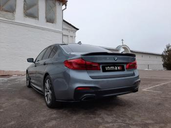 10 999 р. Пластиковые накладки M-порогов  BMW 5 серия  G30 (2016-2020) дорестайлинг, седан  с доставкой в г. Кемерово. Увеличить фотографию 13