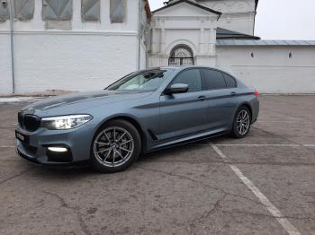 10 999 р. Пластиковые накладки M-порогов  BMW 5 серия  G30 (2016-2020) дорестайлинг, седан  с доставкой в г. Кемерово. Увеличить фотографию 14