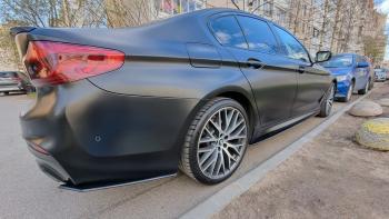 10 999 р. Пластиковые накладки M-порогов  BMW 5 серия  G30 (2016-2020) дорестайлинг, седан  с доставкой в г. Кемерово. Увеличить фотографию 16