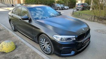 10 999 р. Пластиковые накладки M-порогов  BMW 5 серия  G30 (2016-2020) дорестайлинг, седан  с доставкой в г. Кемерово. Увеличить фотографию 19