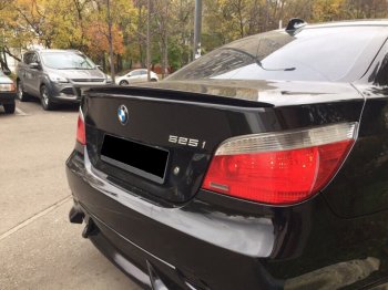 2 799 р. Лип спойлер АВТОКРАТ  BMW 5 серия  E60 (2003-2007) седан дорестайлинг (Неокрашенный)  с доставкой в г. Кемерово. Увеличить фотографию 3