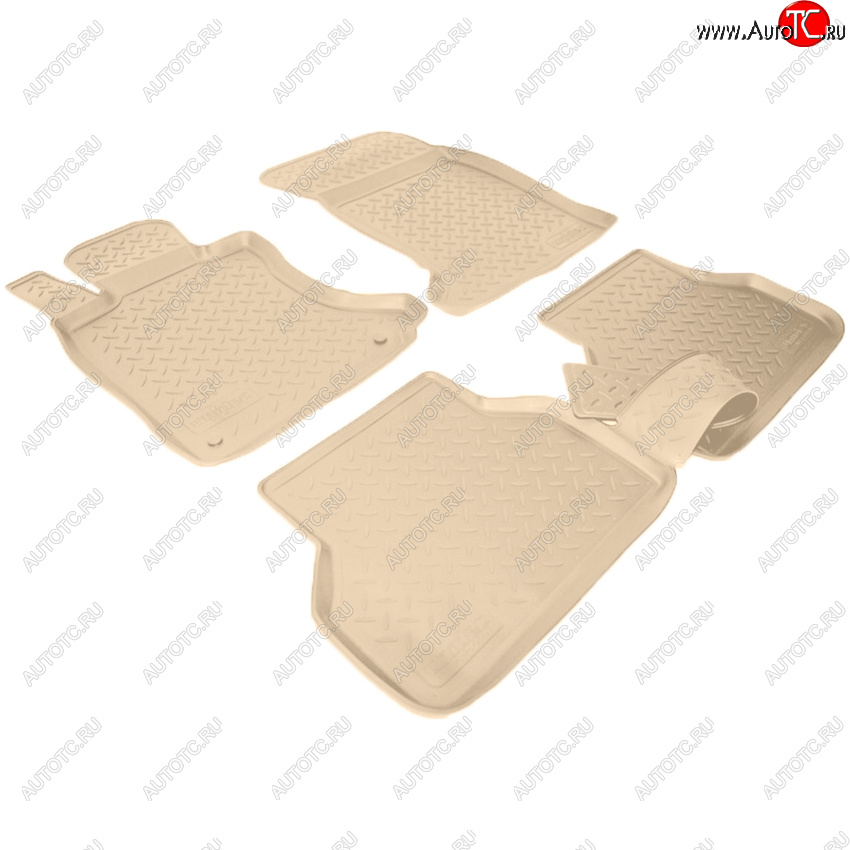 3 699 р. Коврики салона Norplast Unidec  BMW 5 серия ( E60,  E61) (2003-2007) седан дорестайлинг, универсал дорестайлинг (Цвет: бежевый)  с доставкой в г. Кемерово