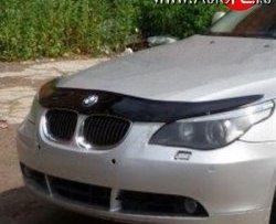 5 079 р. Дефлектор капота NovLine  BMW 5 серия  E60 (2003-2007) седан дорестайлинг  с доставкой в г. Кемерово. Увеличить фотографию 1