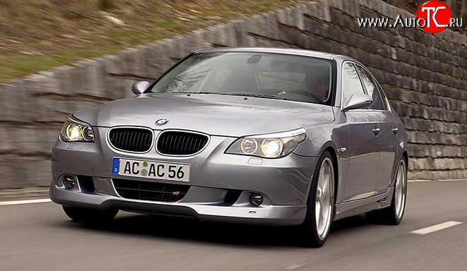 4 999 р. Накладка AC Schnitzer на передний бампер BMW 5 серия E60 седан дорестайлинг (2003-2007)  с доставкой в г. Кемерово