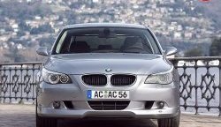 4 999 р. Накладка AC Schnitzer на передний бампер BMW 5 серия E60 седан дорестайлинг (2003-2007)  с доставкой в г. Кемерово. Увеличить фотографию 2