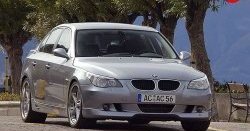 4 999 р. Накладка AC Schnitzer на передний бампер BMW 5 серия E60 седан дорестайлинг (2003-2007)  с доставкой в г. Кемерово. Увеличить фотографию 4