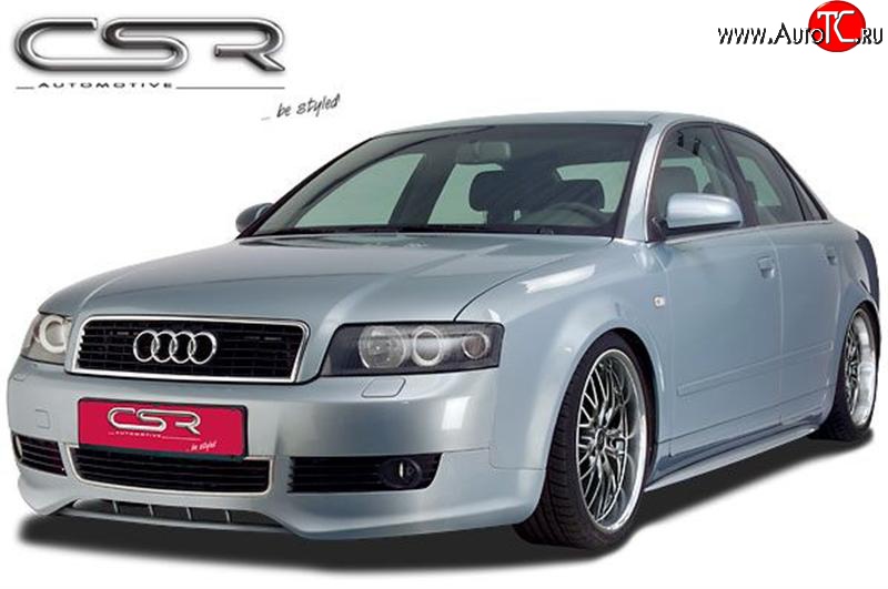4 399 р. Накладка CSR на передний бампер Audi A4 B6 седан (2000-2006)  с доставкой в г. Кемерово