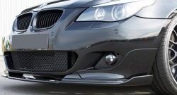 19 899 р. Накладка на передний бампер М-Техник BMW 5 серия E60 седан дорестайлинг (2003-2007)  с доставкой в г. Кемерово. Увеличить фотографию 2