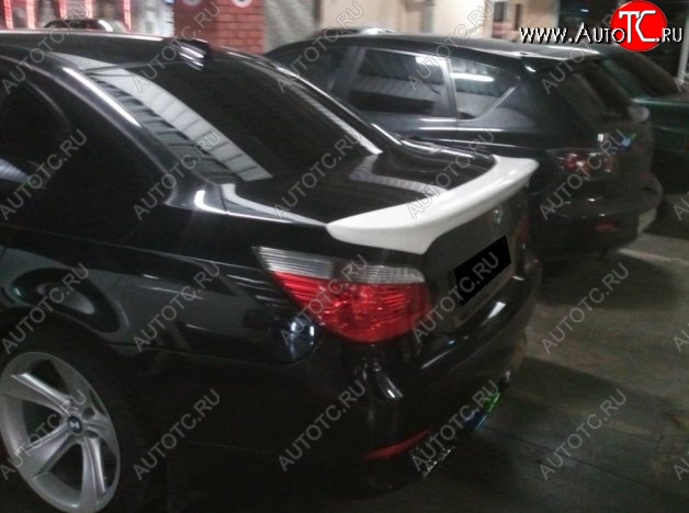 2 999 р. Лип спойлер LiP BMW 5 серия E60 седан дорестайлинг (2003-2007) (Неокрашенный)  с доставкой в г. Кемерово