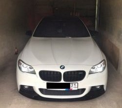 10 849 р. Накладка на передний бампер M-Performance  BMW 5 серия ( F11,  F10) (2009-2017) дорестайлинг, универсал, седан дорестайлинг, рестайлинг, седан, рестайлинг, универсал (Неокрашенная)  с доставкой в г. Кемерово. Увеличить фотографию 2