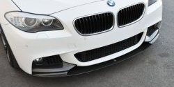 10 849 р. Накладка на передний бампер M-Performance BMW 5 серия F10 рестайлинг, седан (2013-2017) (Неокрашенная)  с доставкой в г. Кемерово. Увеличить фотографию 1