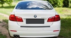 1 459 р. Накладка на задний бампер RA BMW 5 серия F10 седан дорестайлинг (2009-2013) (Поверхность шагрень)  с доставкой в г. Кемерово. Увеличить фотографию 3