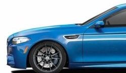 9 049 р. Пороги накладки M-Style BMW 5 серия F11 дорестайлинг, универсал (2009-2013) (Неокрашенные)  с доставкой в г. Кемерово. Увеличить фотографию 3