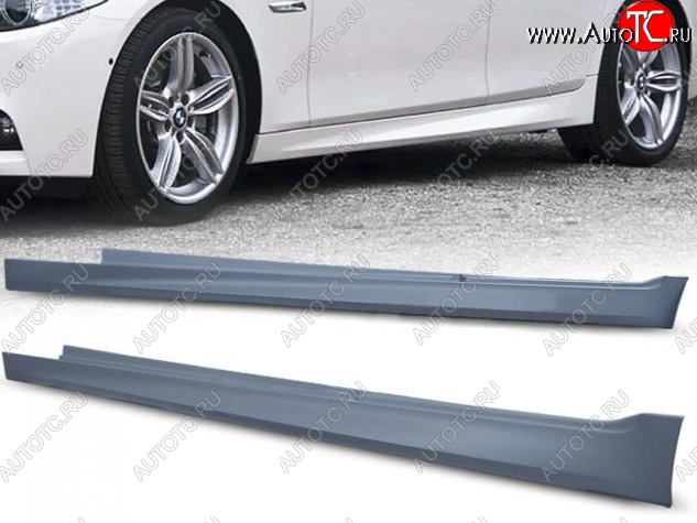 16 149 р. Пороги накладки M5 Style BMW 5 серия F11 дорестайлинг, универсал (2009-2013) (Неокрашенные)  с доставкой в г. Кемерово