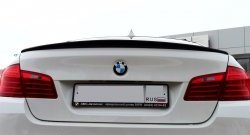 8 799 р. Лип спойлер BSM  BMW 5 серия  F10 (2009-2013) седан дорестайлинг (Неокрашенный)  с доставкой в г. Кемерово. Увеличить фотографию 3