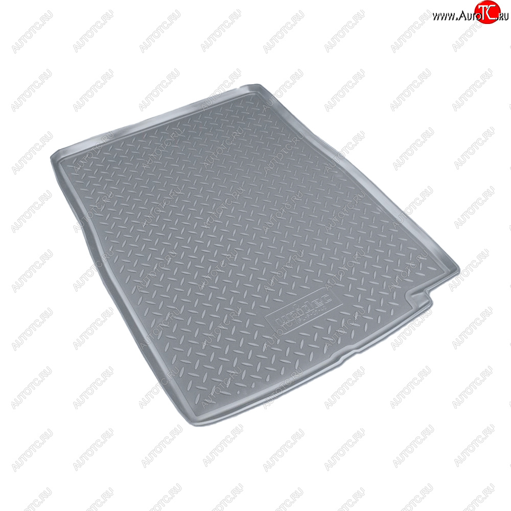 2 899 р. Коврик багажника Norplast Unidec (Long-F02)  BMW 7 серия  F01-F04 (2008-2015) седан (Цвет: серый)  с доставкой в г. Кемерово