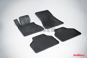 Износостойкие резиновые коврики в салон Сетка Seintex BMW 7 серия  E65,E66, E67, E68 (2001-2005) дорестайлинг, седан