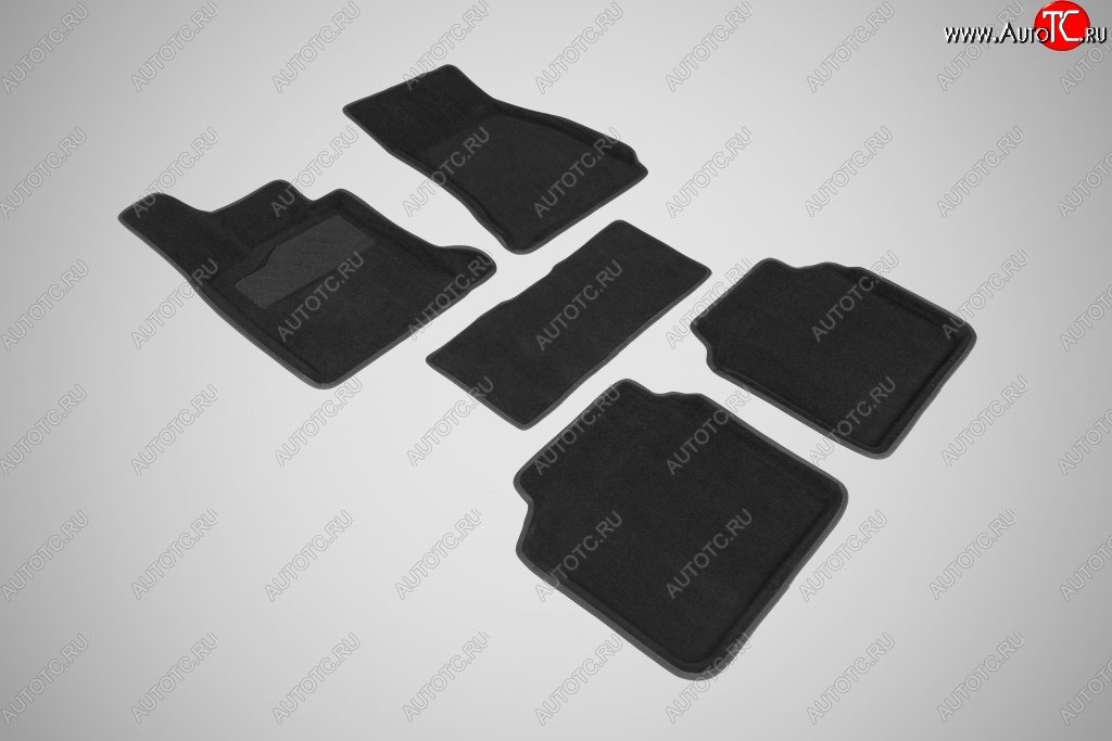 5 699 р. Износостойкие коврики в салон 3D BMW 7 Ser G-12 черные (компл)  BMW 7 серия ( G11-G12,  G11,G12) (2015-2022) дорестайлинг,седан, седан рестайлинг  с доставкой в г. Кемерово
