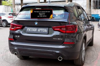 549 р. Накладки задних фонарей RA  BMW X3  G01 (2017-2021) дорестайлинг (Неокрашенные)  с доставкой в г. Кемерово. Увеличить фотографию 5
