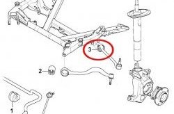 1 199 р. Полиуретановый сайлентблок передней подвески, поперечного рычага, внутренний Точка Опоры  BMW 5 серия ( E28,  E34,  E39) - X6  E71  с доставкой в г. Кемерово. Увеличить фотографию 2