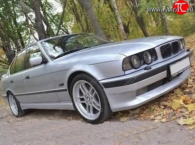 4 499 р. Накладка на передний бампер Schnitzer BMW 5 серия E34 седан дорестайлинг (1988-1994)  с доставкой в г. Кемерово