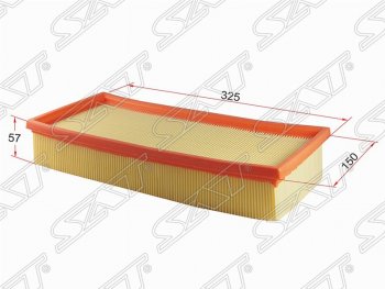 Фильтр воздушный двигателя SAT (327х150х57 mm) BMW 5 серия  E34 (1988-1996) седан дорестайлинг, универсал