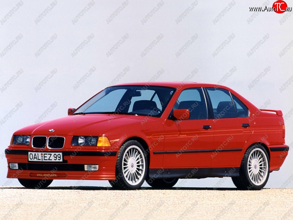 12 219 р. Накладка на передний бампер Alpina BMW 3 серия E36 седан (1990-2000)  с доставкой в г. Кемерово