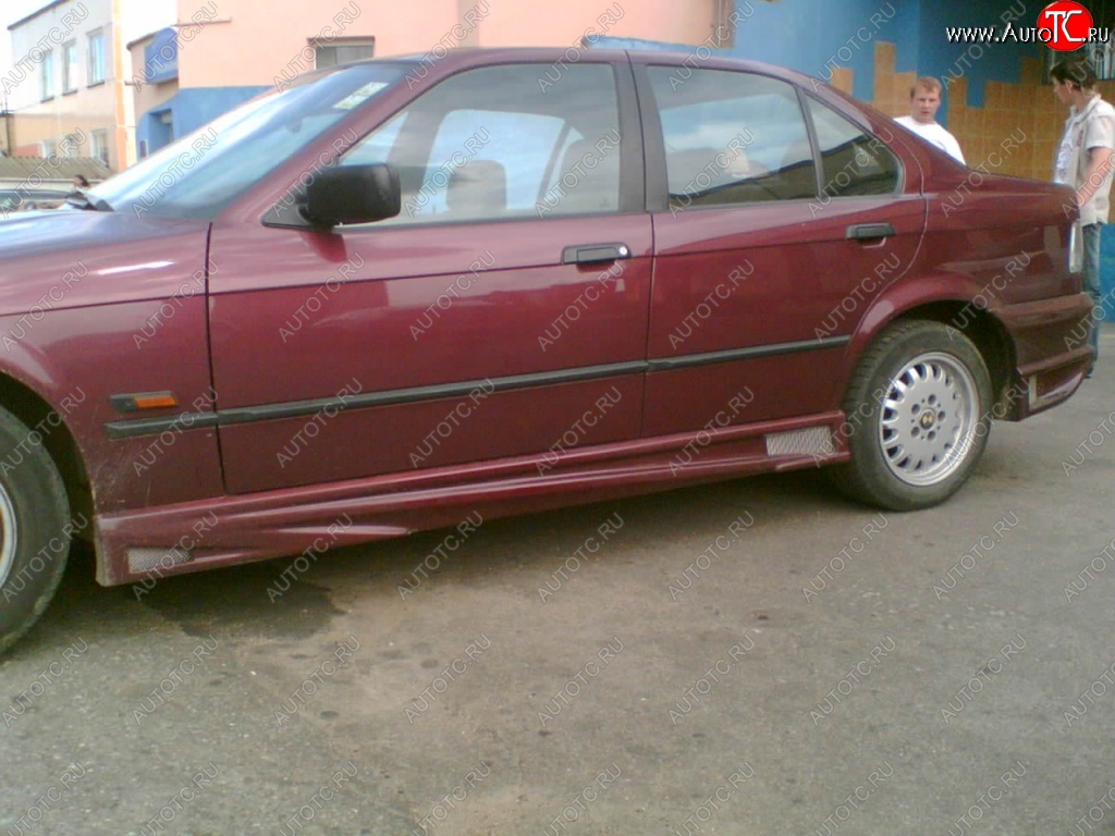 3 549 р. Пороги накладки M-Sport BMW 3 серия E36 седан (1990-2000)  с доставкой в г. Кемерово