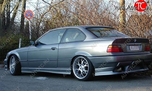 4 499 р. Пороги накладки Rieger2 BMW 3 серия E36 седан (1990-2000)  с доставкой в г. Кемерово