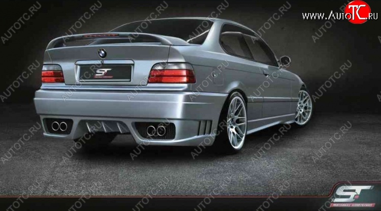 25 899 р. Задний бампер ST1 BMW 3 серия E36 седан (1990-2000)  с доставкой в г. Кемерово