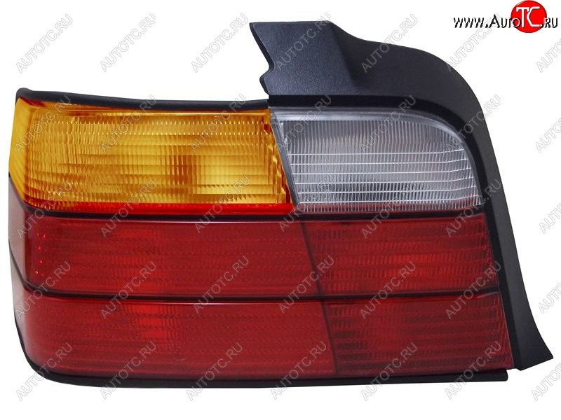 11 349 р. Левый фонарь задний SAT (желтый поворотник) BMW 3 серия E36 седан (1990-2000)  с доставкой в г. Кемерово