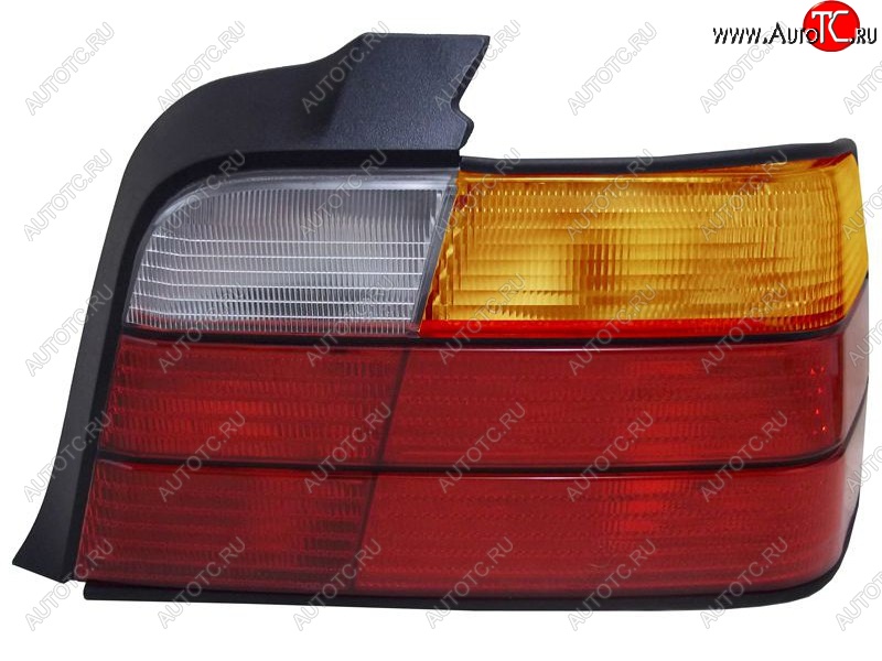 11 349 р. Правый фонарь задний SAT (желтый поворотник) BMW 3 серия E36 седан (1990-2000)  с доставкой в г. Кемерово