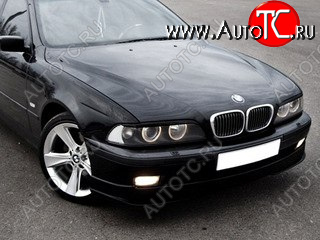 1 149 р. Реснички на фары MV Tuning  BMW 5 серия  E39 (2000-2003) седан рестайлинг (Неокрашенные)  с доставкой в г. Кемерово