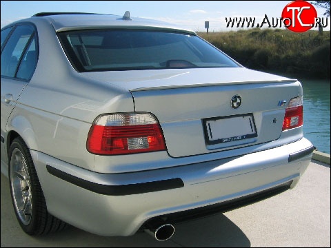 3 599 р. Козырёк на заднее стекло Sport BMW 5 серия E39 седан рестайлинг (2000-2003) (Неокрашенный)  с доставкой в г. Кемерово