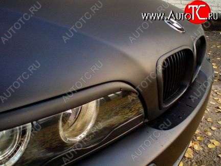1 249 р. Реснички (верхние) на фары HAMANN BMW 5 серия E39 седан дорестайлинг (1995-2000) (Неокрашенные)  с доставкой в г. Кемерово
