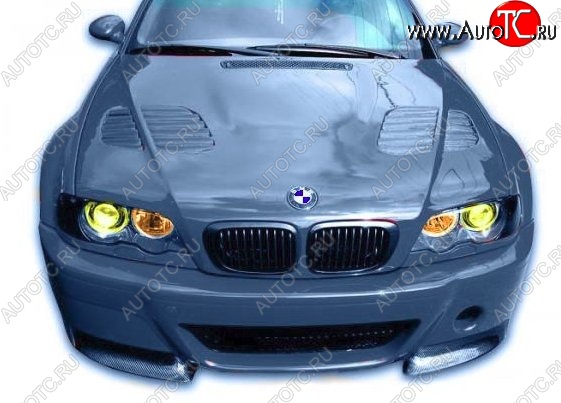 39 949 р. Передний бампер (Coupe) CSL-Style BMW 3 серия E46 седан дорестайлинг (1998-2001) (Неокрашенный)  с доставкой в г. Кемерово