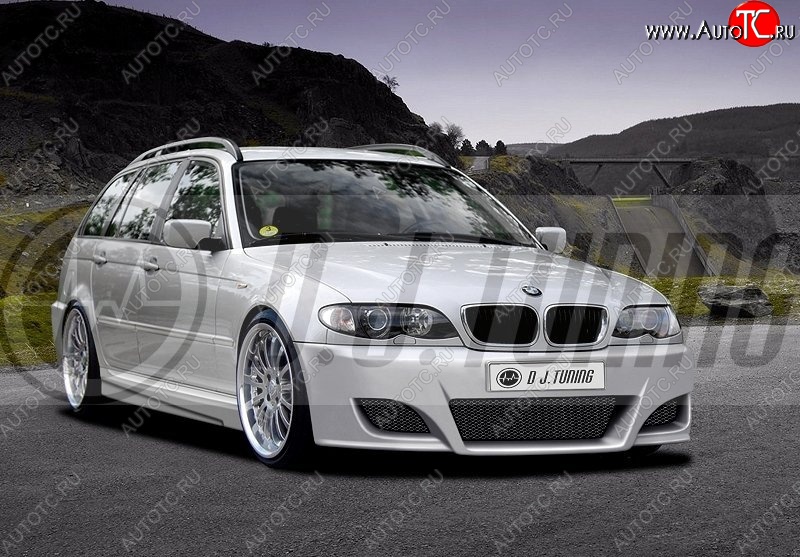25 899 р. Передний бампер D.J. BMW 3 серия E46 седан дорестайлинг (1998-2001)  с доставкой в г. Кемерово