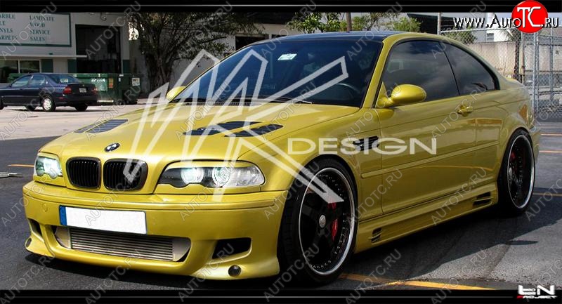 25 899 р. Передний бампер Kersher BMW 3 серия E46 седан дорестайлинг (1998-2001)  с доставкой в г. Кемерово