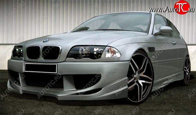 25 899 р. Передний бампер Rieger BMW 3 серия E46 седан дорестайлинг (1998-2001)  с доставкой в г. Кемерово