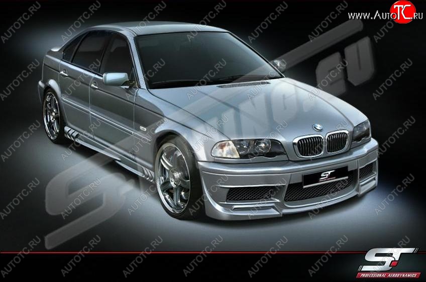 25 899 р. Передний бампер ST BMW 3 серия E46 седан дорестайлинг (1998-2001)  с доставкой в г. Кемерово