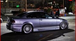 8 149 р. Пороги накладки Prior Design BMW 3 серия E46 седан дорестайлинг (1998-2001) (Неокрашенные)  с доставкой в г. Кемерово. Увеличить фотографию 3