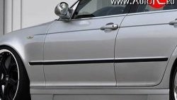 8 149 р. Пороги накладки Prior Design BMW 3 серия E46 седан дорестайлинг (1998-2001) (Неокрашенные)  с доставкой в г. Кемерово. Увеличить фотографию 7