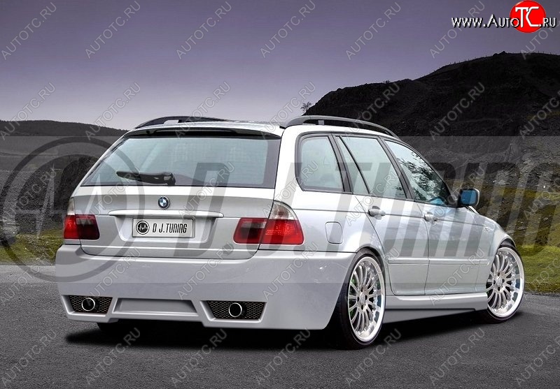 25 899 р. Задний бампер (универсал) D.J. BMW 3 серия E46 седан дорестайлинг (1998-2001)  с доставкой в г. Кемерово