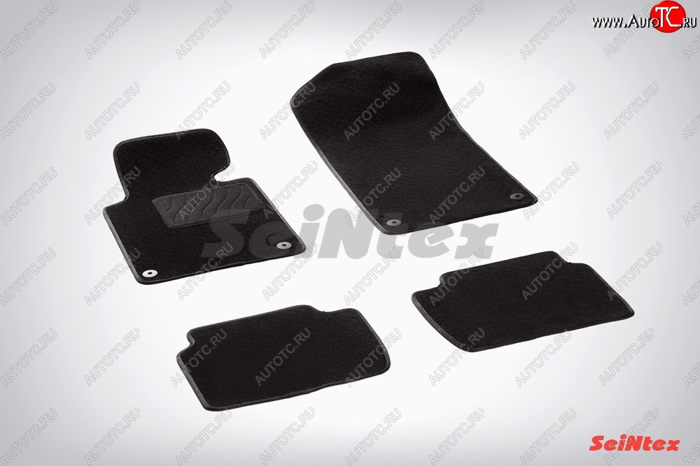 2 999 р. Износостойкие коврики в салон SeiNtex Premium LUX 4 шт. (ворсовые)  BMW 3 серия  E46 (1998-2005) седан дорестайлинг, седан рестайлинг  с доставкой в г. Кемерово