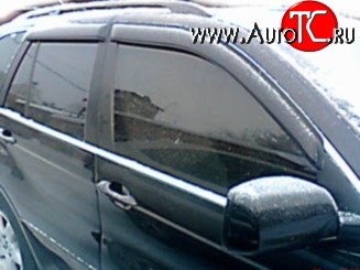 4 499 р. Дефлекторы окон (ветровики) Novline 4 шт BMW X5 E53 рестайлинг (2003-2006)  с доставкой в г. Кемерово